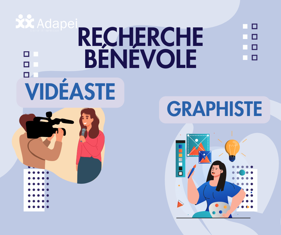 Nous recherchons des bénévoles en graphisme, vidéo et photo !