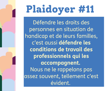 Handicap : défendre les droits des personnes, c&rsquo;est aussi défendre les professionnels qui les accompagnent
