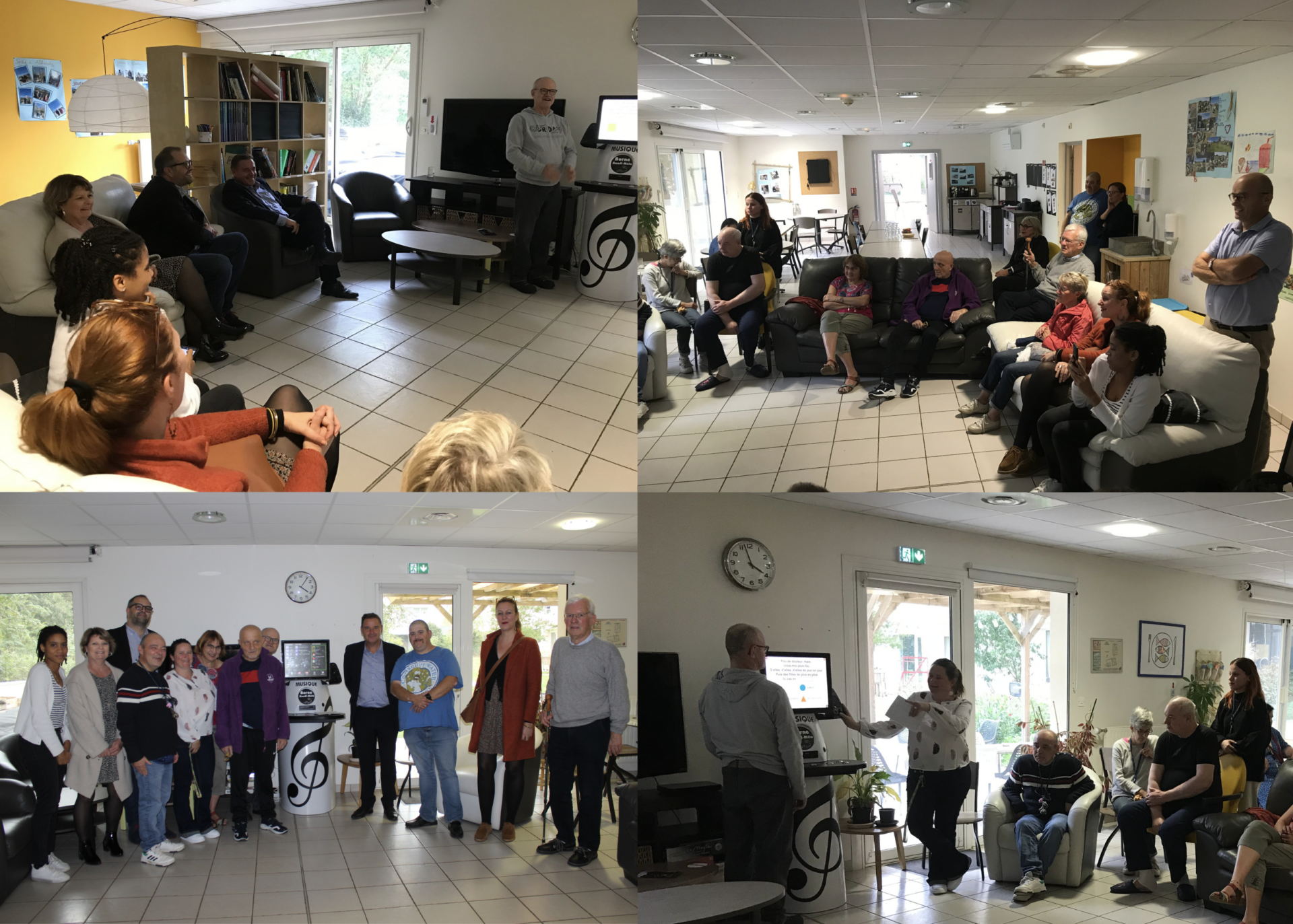 Inauguration de la Borne Handi Mélo à la Résidence Erdam