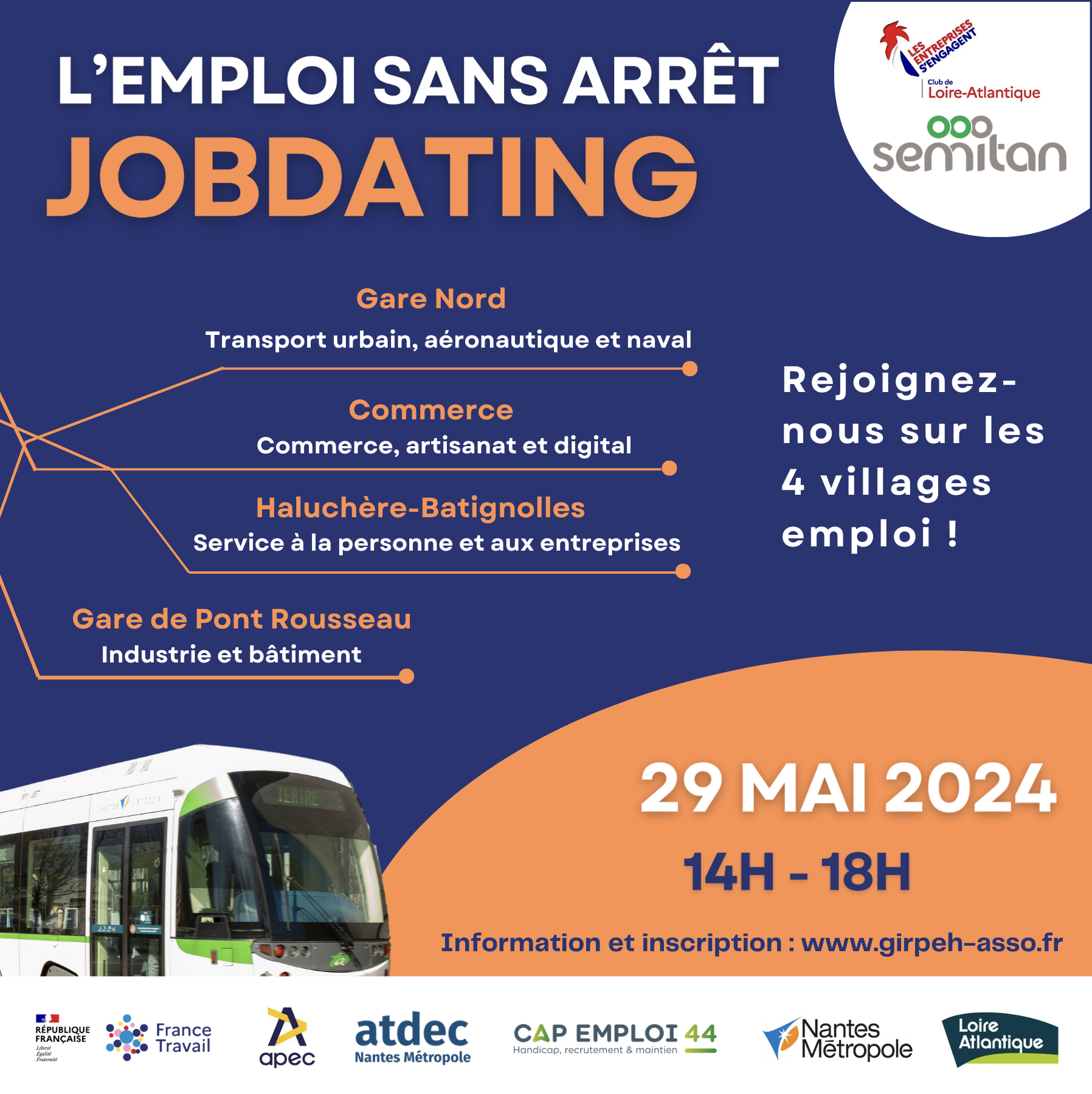JOB DATING : « L’emploi sans arrêt »