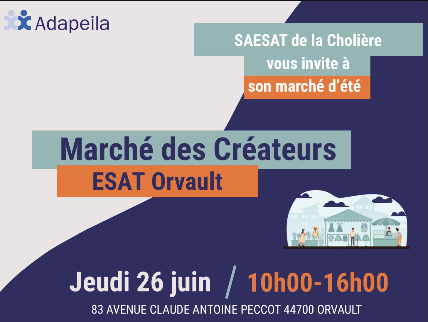 Marché des créateurs – SAESAT La Cholière 