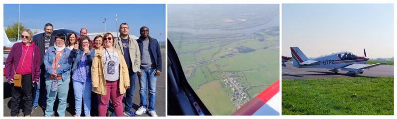 Vol au-dessus d’Ancenis : une expérience inoubliable pour les habitants du FAH Ancenis