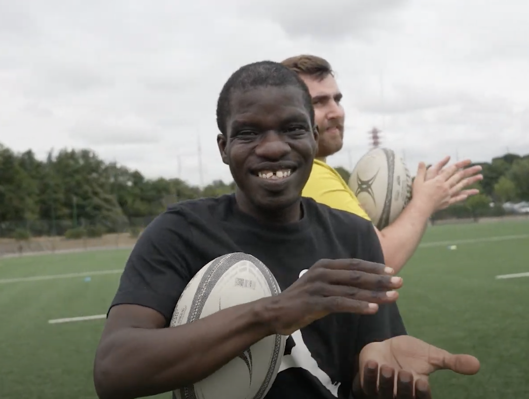 Initiation au rugby  – les professionnels d’esatco Orvault ont transformé l’essai