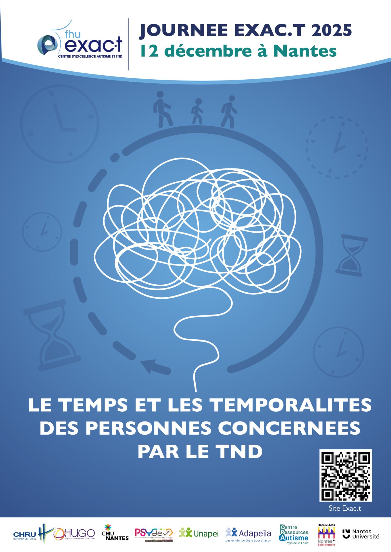 Journée annuelle Exac.t sur le thème « le temps et les temporalités des personnes concernées par le TND »