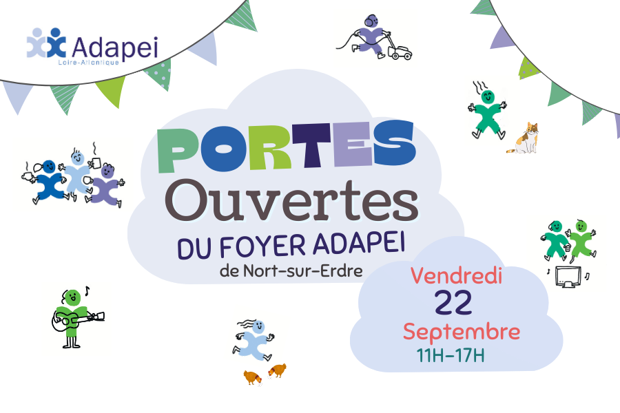 Rendez-vous le 22 septembre aux Portes Ouvertes du Foyer Nort-sur-Erdre !