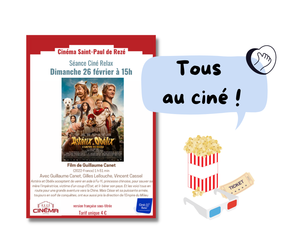 Tous au ciné avec Ciné Relax !