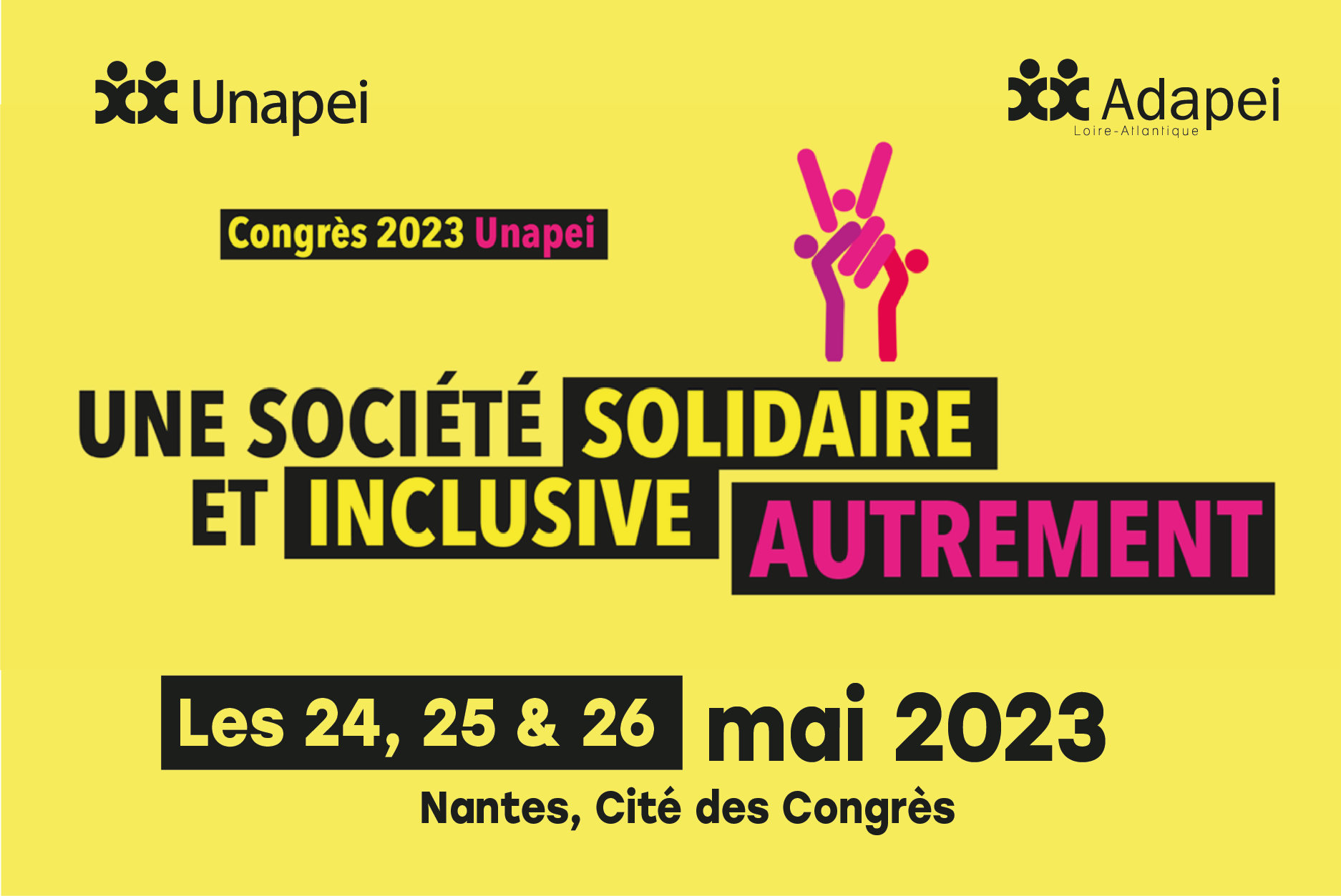 Événement : Congrès 2023 de l’Unapei à Nantes
