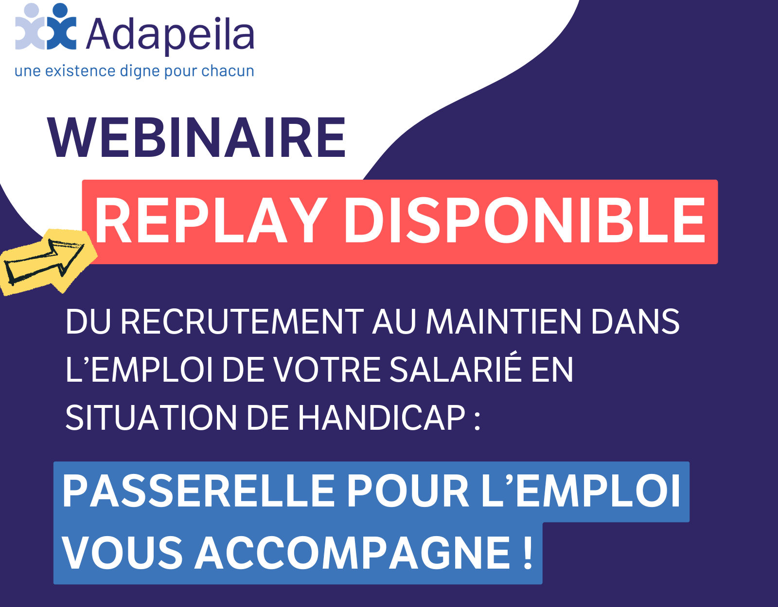 SEEPH 2025 : le replay du webinaire « Passerelle pour l’emploi vous accompagne » est disponible !