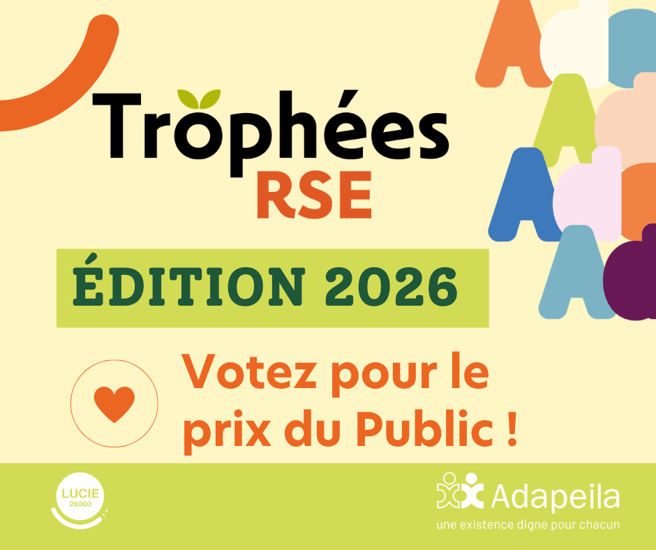 Trophées RSE Adapeila 2026 : découvrez les projets et votez pour le Prix du Public !