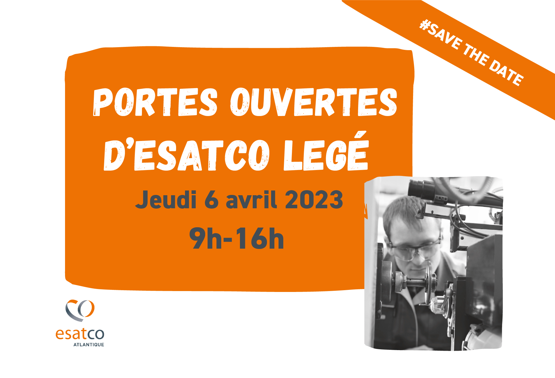 Réservez votre journée : 6 avril prochain auront lieu les Portes Ouvertes d’esatco Legé